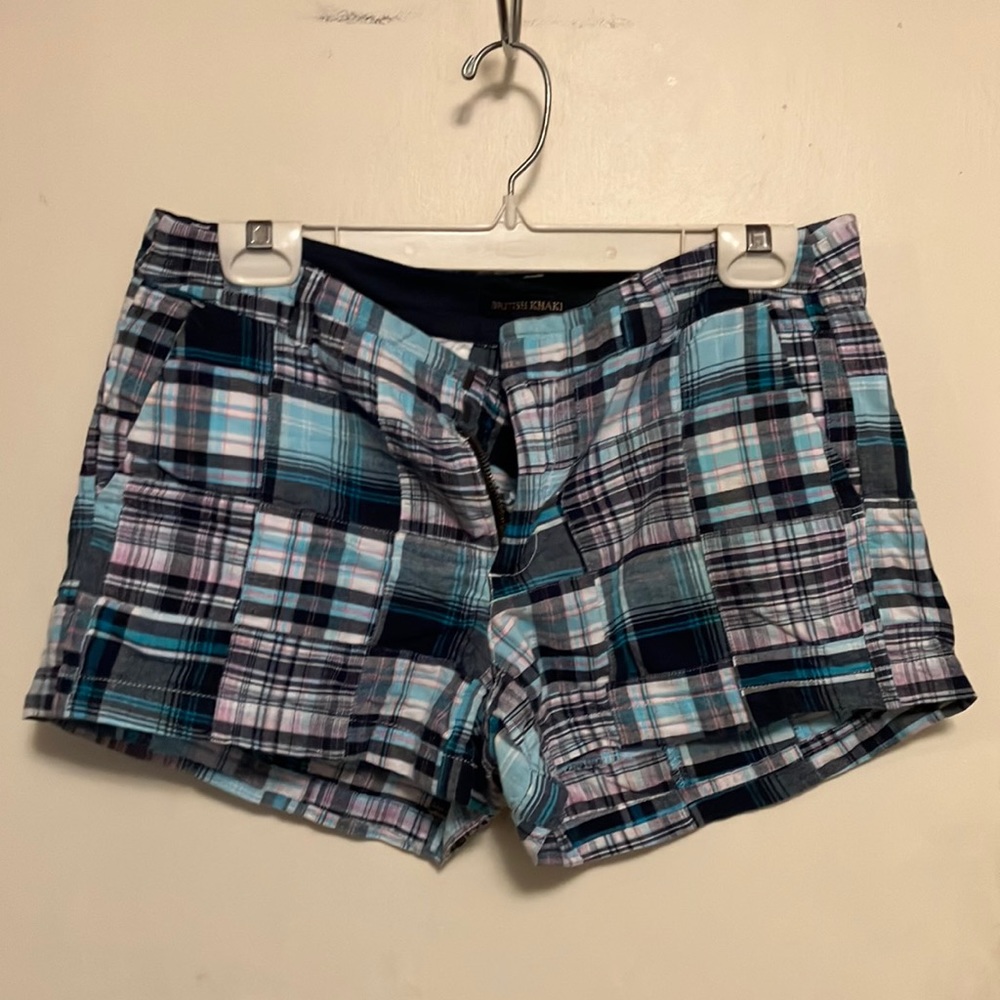 Plaid short shorts